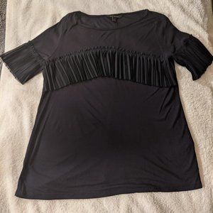 Banana Republic T-Shirt With Lampshade Ruffles